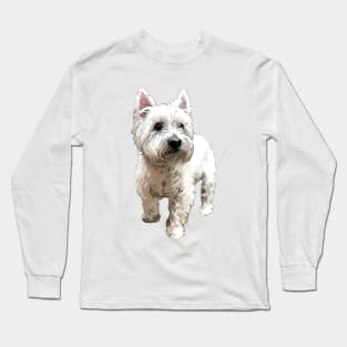 West Highland Terrier Cute Puppy Dog Long Sleeve T-Shirt